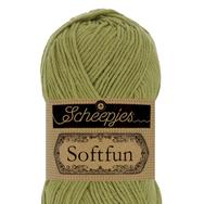 Scheepjes Softfun 2531 Olive - green - olívazöld - pamut-akril fonal - yarn blend Scheepjes Softfun 2531 Olive - green - olívazöld - pamut-akril fonal - yarn blend