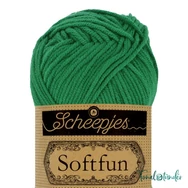 Scheepjes Softfun 2535 Forest green - zöld - pamut-akril fonal - yarn blend