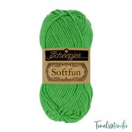 Scheepjes Softfun 2605 Emerald - vivid green - smaragdzöld - pamut-akril fonal - yarn blend Scheepjes Softfun 2605 Emerald - vivid green - smaragdzöld - pamut-akril fonal - yarn blend