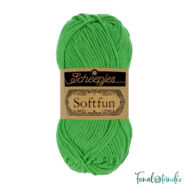 Scheepjes Softfun 2605 Emerald - vivid green - smaragdzöld - pamut-akril fonal - yarn blend