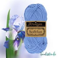 Scheepjes Softfun 2609 Iris - lilás kék - pamut-akril fonal - yarn blend - 02 Scheepjes Softfun 2609 Iris - lilás kék - pamut-akril fonal - yarn blend - 02