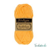 Scheepjes Softfun 2610 Butterscotch - yellow - sárga - pamut-akril fonal - yarn blend