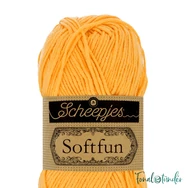 Scheepjes Softfun 2610 Butterscotch - yellow - sárga - pamut-akril - kép2 fonal - yarn blend - kép 3