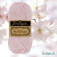 Scheepjes Softfun 2618 Blossom - light pink - halvány rózsaszín - pamut-akril fonal - yarn blend - 2