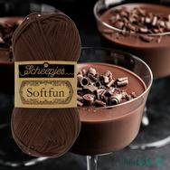 Scheepjes Softfun 2623 Chocolate - brown - barna - pamut-akril fonal - yarn blend Scheepjes Softfun 2623 Chocolate - brown - barna - pamut-akril fonal - yarn blend