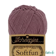 Scheepjes Softfun 2624 Mauve - brown - lilás barna - pamut-akril fonal - yarn blend