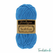Scheepjes Softfun 2629 Azure - azúr égkék - pamut-akril fonal - yarn blend