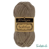 Scheepjes Softfun 2631 Cedar - brown - barna - pamut-akril fonal - yarn blend