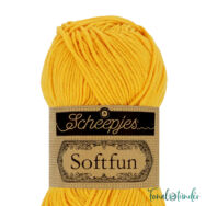 Scheepjes Softfun 2634 Bumblebee - yellow - sárga - pamut-akril fonal - yarn blend - kép3