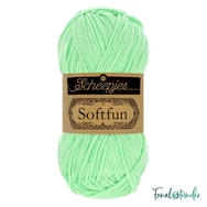 Scheepjes Softfun 2640 Mint green - menta zöld - pamut-akril fonal - yarn blend