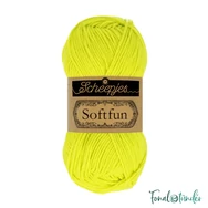 Scheepjes Softfun 2641 Citrus Lime - citromsárga - pamut-akril fonal - yarn blend