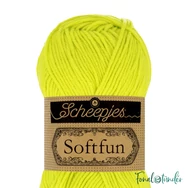 Scheepjes Softfun 2641 Citrus Lime - citromsárga - pamut-akril fonal - yarn blend