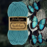Scheepjes Softfun 2645 Tempo blue - kék - pamut-akril fonal - yarn blend