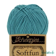 Scheepjes Softfun 2645 Tempo blue - kék - pamut-akril fonal - yarn blend