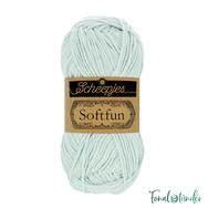Scheepjes Softfun 2646 Glacial Mist - light blue - halvány kék - pamut-akril fonal - yarn blend Scheepjes Softfun 2646 Glacial Mist - light blue - halvány kék - pamut-akril fonal - yarn blend
