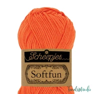Scheepjes Softfun 2651 Pumpkin - orange - narancssárga - pamut-akril fonal - yarn blend - kép3