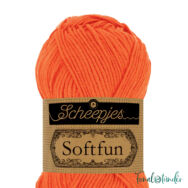 Scheepjes Softfun 2651 Pumpkin - orange - narancssárga - pamut-akril fonal - yarn blend - kép3