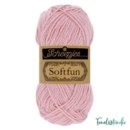 Scheepjes Softfun 2653 Flamingo pink - rózsaszín - pamut-akril fonal - yarn blend