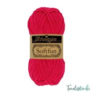Scheepjes Softfun 2654 Magenta - dark pink - élénk rózsaszín - pamut-akril fonal - yarn blend Scheepjes Softfun 2654 Magenta - dark pink - élénk rózsaszín - pamut-akril fonal - yarn blend