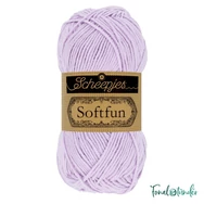 Scheepjes Softfun 2657 Orchid - halvány lila - pamut-akril fonal - yarn blend