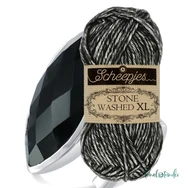 Scheepjes Stone Washed XL 843 Black Onyx - pamut fonal - cotton yarn