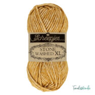 Scheepjes Stone Washed XL 849 Yellow Jasper - pamut fonal - cotton yarn