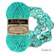 Scheepjes Stone Washed XL 864 Turquoise - pamut fonal - cotton yarn Scheepjes Stone Washed XL 864 Turquoise - pamut fonal - cotton yarn