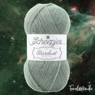 Scheepjes Stardust 657 Aquarius - világoszöld mohair fonal - light-green mohair yarn blend