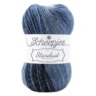 Scheepjes Stardust 663 Gemini - kék ombre mohair fonal - blue ombre mohair yarn blend