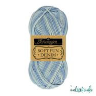 Scheepjes Softfun Denim 509 - light blue - világoskék - pamut-akril fonal - yarn blend Scheepjes Softfun Denim 509 - light blue - világoskék - pamut-akril fonal - yarn blend