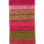 Scheepjes Arcadia 904 Sakura - rózsaszín-zöld gyapjú zoknifonal - wool sockyarn - 03