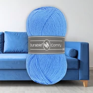 Durable Comfy 295 Ocean Blue - élénk kék mikroszálas akril fonal - acrylic yarn