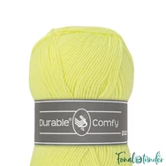 Durable Comfy 308 Pastel Yellow - citromsárga mikroszálas akril fonal - acrylic yarn - 03