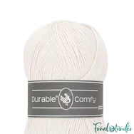 Durable Comfy 326 Ivory - törtfehér mikroszálas akril fonal - acrylic yarn - 03