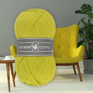 Durable Comfy 352 - sárgászöld mikroszálas akril fonal - acrylic yarn