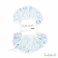 MILA Sznur cotton cord - aquablue - pamut zsinórfonal - világoskék színű - 3mm