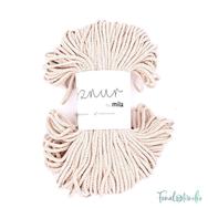 MILA Sznur cotton cord - light beige - pamut zsinórfonal - világos drapp - 3mm MILA Sznur cotton cord - light beige - pamut zsinórfonal - világos drapp - 3mm