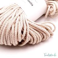 MILA Sznur cotton cord - light beige - pamut zsinórfonal - világos drapp - 3mm - 02 MILA Sznur cotton cord - light beige - pamut zsinórfonal - világos drapp - 3mm - 02