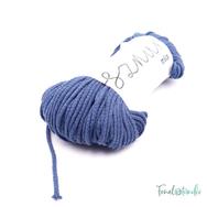 MILA Sznur cotton cord - jeans blue - pamut zsinórfonal - farmerkék színű - 3mm MILA Sznur cotton cord - jeans blue - pamut zsinórfonal - farmerkék színű - 3mm