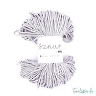 MILA Sznur cotton cord - gray melange - pamut zsinórfonal - világos szürke - 3mm MILA Sznur cotton cord - gray melange - pamut zsinórfonal - világos szürke - 3mm