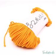 MILA Sznur cotton cord - sun-yellow - pamut zsinórfonal - napsárga - 3mm MILA Sznur cotton cord - sun-yellow - pamut zsinórfonal - napsárga - 3mm