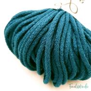 MILA Sznur cotton cord - ocean blue - pamut zsinórfonal - tengerkék színű - 3mm MILA Sznur cotton cord - ocean blue - pamut zsinórfonal - tengerkék színű - 3mm