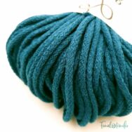 MILA Sznur cotton cord - ocean blue - pamut zsinórfonal - tengerkék színű - 3mm
