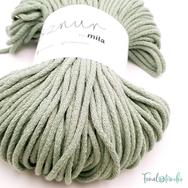 MILA Sznur cotton cord - dark-green - pamut zsinórfonal - sötétzöld - 5mm - kep2 MILA Sznur cotton cord - dark-green - pamut zsinórfonal - sötétzöld - 5mm - kep2