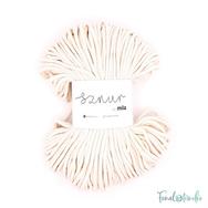 MILA Sznur cotton cord - light ecru - pamut zsinórfonal - halvány törtfehér - 5mm MILA Sznur cotton cord - light ecru - pamut zsinórfonal - halvány törtfehér - 5mm