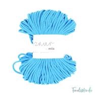 MILA Sznur cotton cord - turquoise blue - pamut zsinórfonal - türkizkék színű - 5mm MILA Sznur cotton cord - turquoise blue - pamut zsinórfonal - türkizkék színű - 5mm