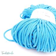MILA Sznur cotton cord - turquoise blue - pamut zsinórfonal - türkizkék színű - 5mm -2kep MILA Sznur cotton cord - turquoise blue - pamut zsinórfonal - türkizkék színű - 5mm -2kep
