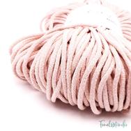 MILA Sznur cotton cord - powder pink - pamut zsinórfonal - púderrózsaszín - 5mm MILA Sznur cotton cord - powder pink - pamut zsinórfonal - púderrózsaszín - 5mm