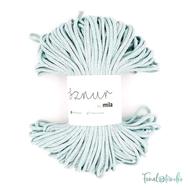 MILA Sznur cotton cord - light green-gray - pamut zsinórfonal - világos szürke-zöld - 5mm MILA Sznur cotton cord - light green-gray - pamut zsinórfonal - világos szürke-zöld - 5mm