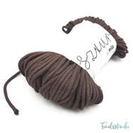 MILA Sznur cotton cord - chocolate brown - pamut zsinórfonal - csokibarna színű - 5mm MILA Sznur cotton cord - chocolate brown - pamut zsinórfonal - csokibarna színű - 5mm
